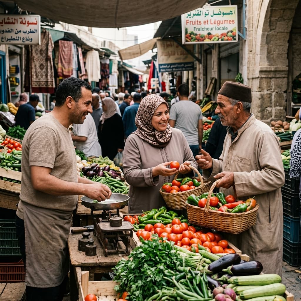 مستهلك في السوق